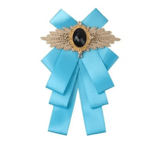 Load image into Gallery viewer, Charming Butterfly Ladies Bowtie Casual Solid Color Rhinestone Brooch Bowties For Women Fashionable Wedding Bowtie
