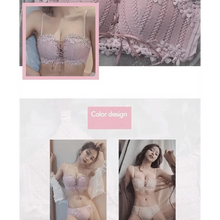 Load image into Gallery viewer, Charming Floral Embroidery Bras for Women Tied Lingerie Seamless Bra Bralette Wireless Brassiere Female Underwear Intimates