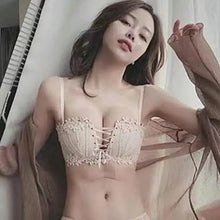 Load image into Gallery viewer, Charming Floral Embroidery Bras for Women Tied Lingerie Seamless Bra Bralette Wireless Brassiere Female Underwear Intimates