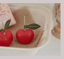 Load image into Gallery viewer, Cherry Candle Creative Decoration Soy Wax Aromatherapy Candle Home Decoration Scented Candle Red Cherry Candle Cherry Shaped Scented Candle Mini Paraffin Wax Candle Small Scented Candle Wax Decorative Candle For Bedroom Bathroom Decoration Parties