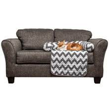 Load image into Gallery viewer, Chevron Reversible Quilted Pet Bed Chair Cover - Assorted Sizes