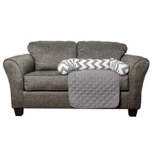 Load image into Gallery viewer, Chevron Reversible Quilted Pet Bed Chair Cover - Assorted Sizes