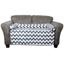 Load image into Gallery viewer, Chevron Reversible Quilted Pet Bed Chair Cover - Assorted Sizes