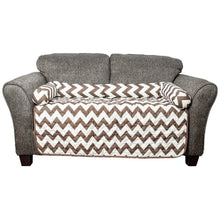 Load image into Gallery viewer, Chevron Reversible Quilted Pet Bed Chair Cover - Assorted Sizes