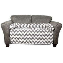 Load image into Gallery viewer, Chevron Reversible Quilted Pet Bed Chair Cover - Assorted Sizes