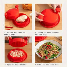 Load image into Gallery viewer, Chicken Breast Shredding Tool Twist with Non-Skid Base
