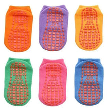 Load image into Gallery viewer, Children Cotton 6 Pairs/Set Anti-slip Socks For Boys Girl Rubber Kid Floor Sock With Grips For 0 To 6 Years Kids