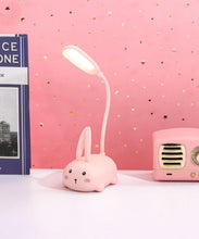 Load image into Gallery viewer, Children Desk Lamp LED Bedside Table Lamp Flexo Balance Light Gooseneck Drawing Iluminaria For Study Badroom Decor Cute Bear Cute Study Lamps for Bedroom Décor