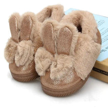 Load image into Gallery viewer, Children's cotton slipper bag heel warm and non slip baby home shoes men's and women's cotton shoes