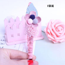 Load image into Gallery viewer, Children's Headdress Hair Hoop Hand-Woven Flower Headband Korean Exquisite Little Princess Head Flower Pupil Hair Gorgeous Hair Accessories For Women