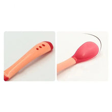 Load image into Gallery viewer, Children's Tableware Baby Learning Dishes With Suction Cup Assist Food Bowl Temperature Sensing Spoon Baby Feeding Bowl