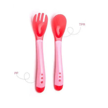 Load image into Gallery viewer, Children's Tableware Baby Learning Dishes With Suction Cup Assist Food Bowl Temperature Sensing Spoon Baby Feeding Bowl