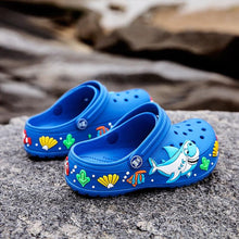 Load image into Gallery viewer, Children Summer Cartoon Sandals Quick-Dry Beach Kids Clogs Slippers Light-Weight Wear-Resistant Boy Girl Shoes Comfort Clogs Kids Slip On Garden Shoes Boys Lightweight Outdoor Beach Pool Slide Sandals