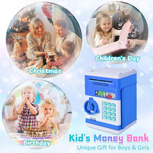 Load image into Gallery viewer, Children's Cartoon Password Box Piggy Bank