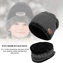 Load image into Gallery viewer, Children's Winter Hat and Scarf Set