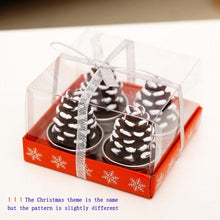 Load image into Gallery viewer, Christmas Candles Paraffin Home Desktop Decorations Tea light Candles Handmade Delicate Santa Snowman Acorn Tree Candles For Christmas Home Decoration Gifts Wedding Party Holiday Lights Christmas Ornaments
