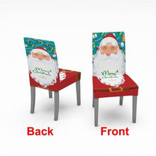 Load image into Gallery viewer, Christmas Chair Cover Stretch Spandex Digital Printed Silla Kitchen Dining Chair Covers Home Party Xmas Decor Stretch Chair Cover for Dining Room Chair Protector Seat Cover Stretch Slipcover Christmas Bell Furniture For Living Room Ceremony Hotel