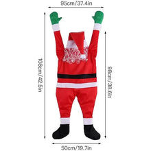 Load image into Gallery viewer, Christmas Climbing Hanging Santa Claus Decor