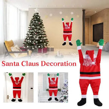 Load image into Gallery viewer, Christmas Climbing Hanging Santa Claus Decor