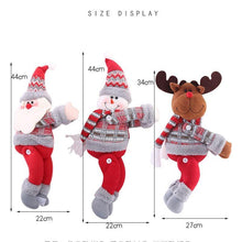 Load image into Gallery viewer, Christmas Curtain Holder Merry Christmas Decoration For Home Ornament New Year Santa Claus Xmas Curtain Home Decorr Creative Curtain Tieback Hold Back Fastener Christmas Wine Bottle Topper for Xmas Holiday Home Window Decorations