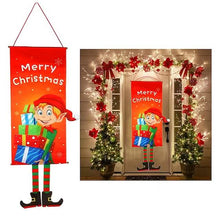 Load image into Gallery viewer, Christmas Door Hanging Flag Decor