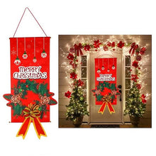 Load image into Gallery viewer, Christmas Door Hanging Flag Decor