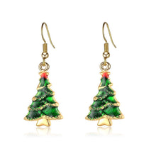 Load image into Gallery viewer, Christmas Ear Decor Hooks Creative Ladies Holiday Earrings