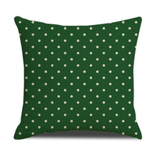 Load image into Gallery viewer, Christmas Green Stripe Pattern Cotton Linen Throw Pillow Christmas Stripe Pillow Cases Christmas Green Decorative Cushion Cover Cotton Linen Pillowcase Indoor Sofa Decorations Home Sofa Decorative Pillowcase 45X45CM