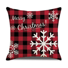 Load image into Gallery viewer, Christmas Pillow Covers Xmas Decorative Christmas Pillow Covers Christmas Decor Pillow Cases Retro Beautiful Cushion Cover Throw Pillowcase Winter Holiday Cushion Case For Home Decor 45x45CM