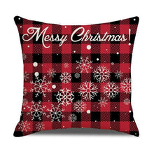 Load image into Gallery viewer, Christmas Pillow Covers Xmas Decorative Christmas Pillow Covers Christmas Decor Pillow Cases Retro Beautiful Cushion Cover Throw Pillowcase Winter Holiday Cushion Case For Home Decor 45x45CM