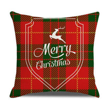 Load image into Gallery viewer, Christmas Pillow Covers Xmas Decorative Christmas Pillow Covers Christmas Decor Pillow Cases Retro Beautiful Cushion Cover Throw Pillowcase Winter Holiday Cushion Case For Home Decor 45x45CM