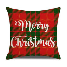 Load image into Gallery viewer, Christmas Pillow Covers Xmas Decorative Christmas Pillow Covers Christmas Decor Pillow Cases Retro Beautiful Cushion Cover Throw Pillowcase Winter Holiday Cushion Case For Home Decor 45x45CM