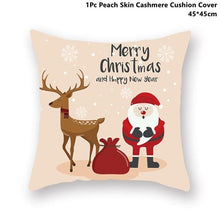 Load image into Gallery viewer, Christmas Pillowcase Santa Cluas Pillow Covers Xmas Holiday Couch Pillows Rustic Christmas Decorations Winter Pillowcase For Home Living Room Xmas Ornaments Navidad Gifts