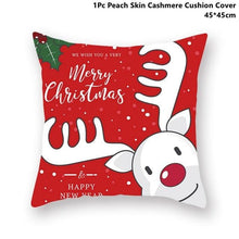 Load image into Gallery viewer, Christmas Pillowcase Santa Cluas Pillow Covers Xmas Holiday Couch Pillows Rustic Christmas Decorations Winter Pillowcase For Home Living Room Xmas Ornaments Navidad Gifts