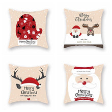 Load image into Gallery viewer, Christmas Pillowcase Santa Cluas Pillow Covers Xmas Holiday Couch Pillows Rustic Christmas Decorations Winter Pillowcase For Home Living Room Xmas Ornaments Navidad Gifts