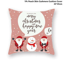 Load image into Gallery viewer, Christmas Pillowcase Santa Cluas Pillow Covers Xmas Holiday Couch Pillows Rustic Christmas Decorations Winter Pillowcase For Home Living Room Xmas Ornaments Navidad Gifts