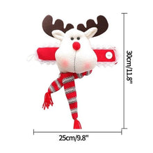 Load image into Gallery viewer, Christmas Plaid Curtain Buckle Santa Snowman Curtain Tiebacks Tie Rope Christmas Decor Curtain Buckle Santa Claus Holdback Decor Snowman Drapes Holder For Home Window Xmas Ornaments Gift