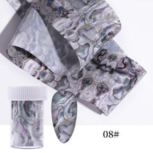 Load image into Gallery viewer, Christmas Silver Snowflakes Nail Art Foil Transfer Glitter Stickers 3D Nail Art Decals Designer Manicuring Decoration Xmas Gift Nails Snowflake Nail Art Stickers Decals Christmas Nail 3D Self Adhesive Nail Stickers for Acrylic Nails Snowflake