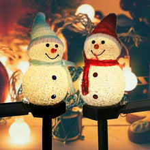 Load image into Gallery viewer, Christmas Snowman Light Solar