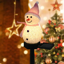 Load image into Gallery viewer, Christmas Snowman Light Solar