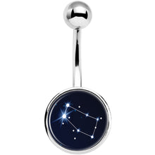 Load image into Gallery viewer, Zodiac Constellation Gemini Belly Ring