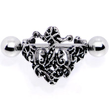 Load image into Gallery viewer, 16G 1/2 Rococo Ring Cuff Cartilage Earring
