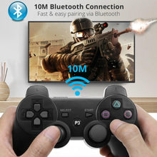 Load image into Gallery viewer, Classic Blue Bluetooth Wireless Joystick Gamepad Controller Compatible With PC Monitor Laptop