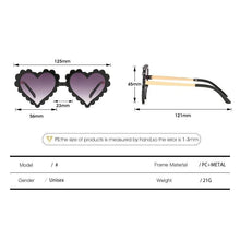 Load image into Gallery viewer, Classic Children's Fashionable Cute Heart-Shaped Sunglasses Designer Personalized Flower Love Baby Sunglasses Block 90% Of UVB and UVA Rays over sized heart shaped sunglasses