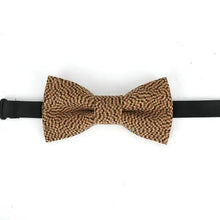 Load image into Gallery viewer, Classic Children Striped Elegant New Bow Tie Cute Kids Design Boys Brown Color Printed Bowties