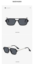 Load image into Gallery viewer, Classic Fashionable Retro Shape Double Bridges Style Women Sunglasses Polarized Square Sunglasses for Women Men Classic Pink Gradient Eyewear Trending Sunglasses