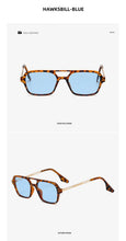 Load image into Gallery viewer, Classic Fashionable Retro Shape Double Bridges Style Women Sunglasses Polarized Square Sunglasses for Women Men Classic Pink Gradient Eyewear Trending Sunglasses