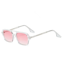 Load image into Gallery viewer, Classic Fashionable Retro Shape Double Bridges Style Women Sunglasses Polarized Square Sunglasses for Women Men Classic Pink Gradient Eyewear Trending Sunglasses