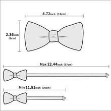 Load image into Gallery viewer, Classic Green Bow Ties Men Silk Butterfly Tie With Pocket Square And Cufflinks Set For Men Elegant Design Wedding Party Bowties Solid Color Gentleman Bow Tie And Pocket Square Cufflink Set