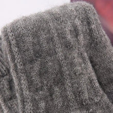 Load image into Gallery viewer, Classic Knitted Fingerless Winter Unisex Outdoor Gloves For Men Women Retro Soft Unisex Stretch Elastic Warm Half Finger Cycling Gloves